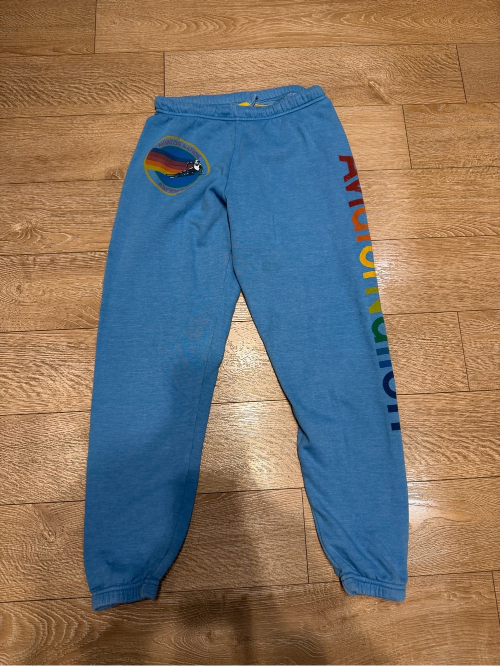 Aviator Nation Small Blue Aspen Colorado Sweatpants Joggers. 💙⚡️